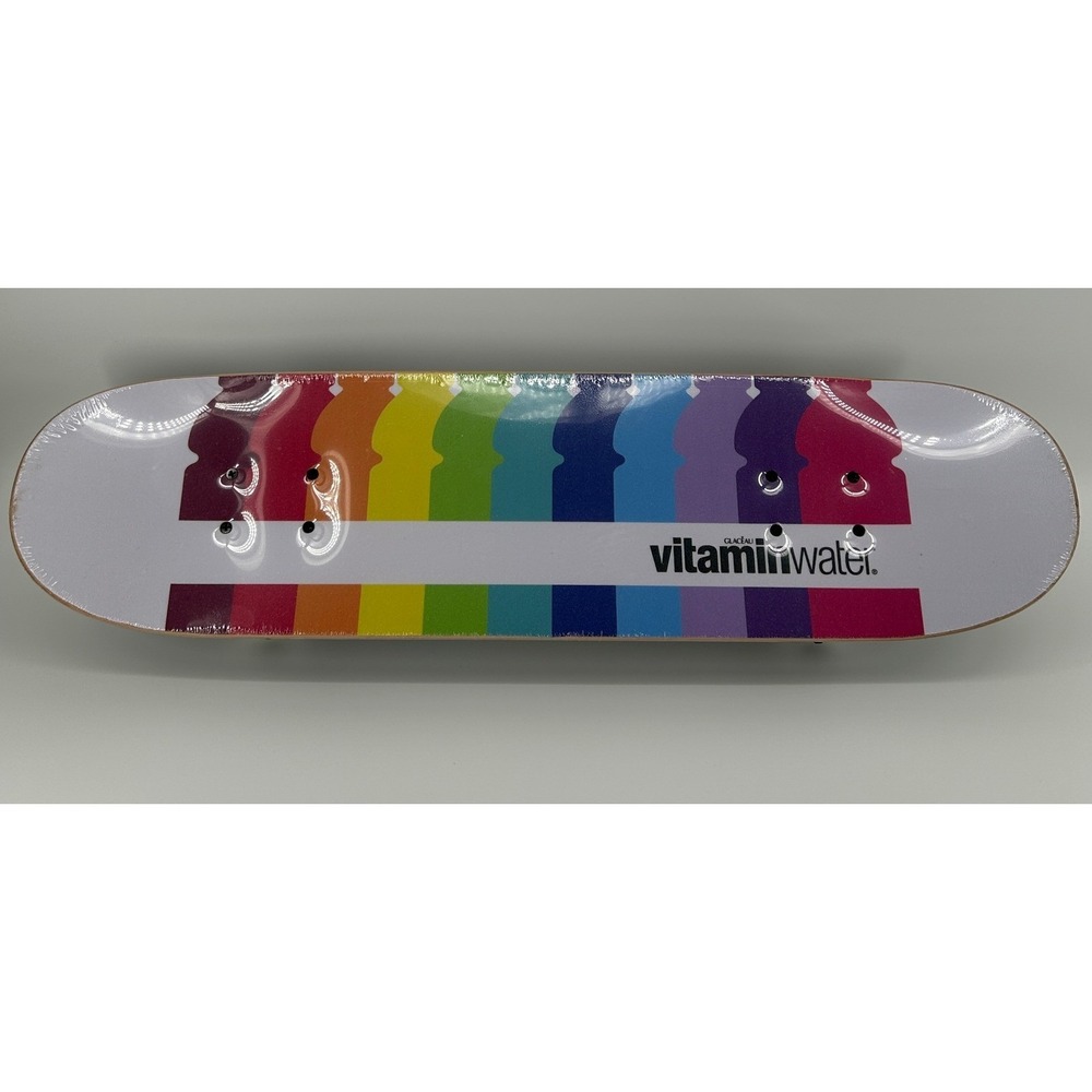 Glaceau Vitaminwater Complete Skateboard Deck Rainbow Graphic Pop Art NEW SEALED